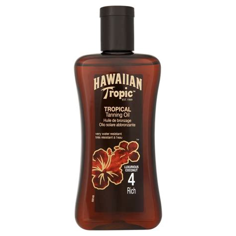 hawaiian tropic coconut oil